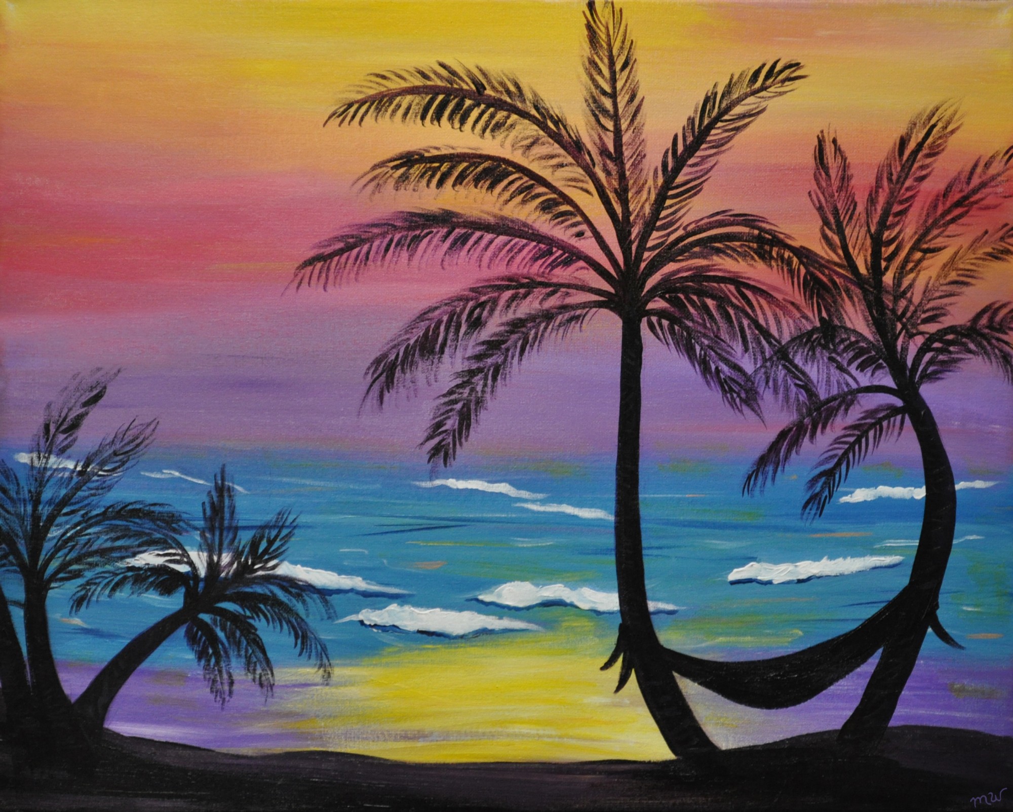 Painting Party! "Tropical Paradise" (Jun 17, 2016) - Muncie Events