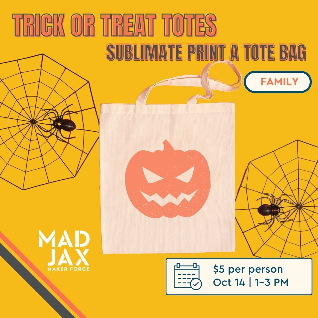 How to Sublimate on Tote Bags  Perfect Trick or Treat Bags! 