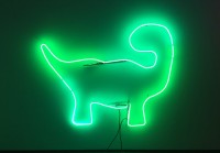 Megan Lange, My Green Dino, neon