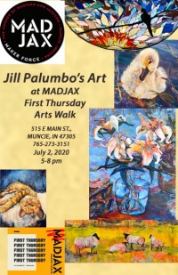 Jill Palumbo at the Madjax Art Show