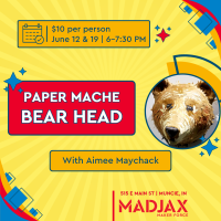 Bear Head Paper Mache