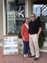 Brian and Genny Gordy, proprietors of Gordy Fine Art & Framing Co.