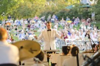 Conductor Douglas Droste leads the MSO in last year's Picnic & Pops concert
