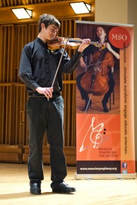 MSO Young Artists Competition 2014 winner, Nathan Meltzer, violin