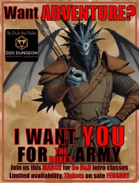 Join Gerricault the Dagonborn ranger and learn how to create a character of your own and play Dungeons and Dragons