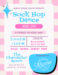 Sock Hop Dance Flyer