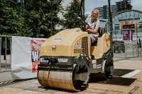 Steamroller Print Event at Brink of Summer Artswalk