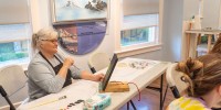 Learn Bob’s signature “wet-on-wet” technique from an experienced Certified Ross Instructor® and paint in the building where The Joy of Painting was filmed!