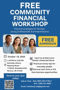 FREE COMMUNITY FINANCIAL WORKSHOP