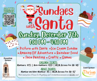 Sundaes with Santa Sundaes with Santa