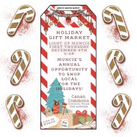 Muncie Makers Market at the Holiday Gift Market, heated tent at Canan Commons 