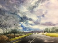 Andrew Slack, “Nebo Road, Yorktown,” Muncie Artist Guild's 