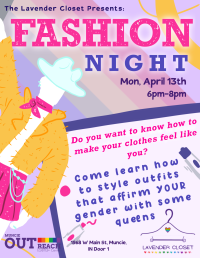 Fashion Night: Lavender Closet & Muncie OUTreach Fashion Night: Lavender Closet & Muncie OUTreach