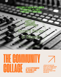 Community Collage Album at the Record Parlor of Muncie