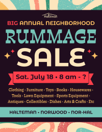 Annual HVNA Rummage Sale