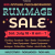 Annual HVNA Rummage Sale